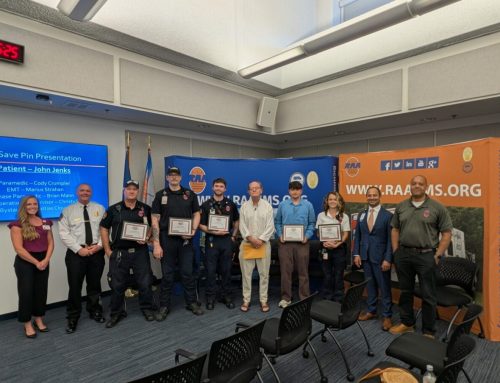 CPR Save Pin and Patient Reunion Ceremony