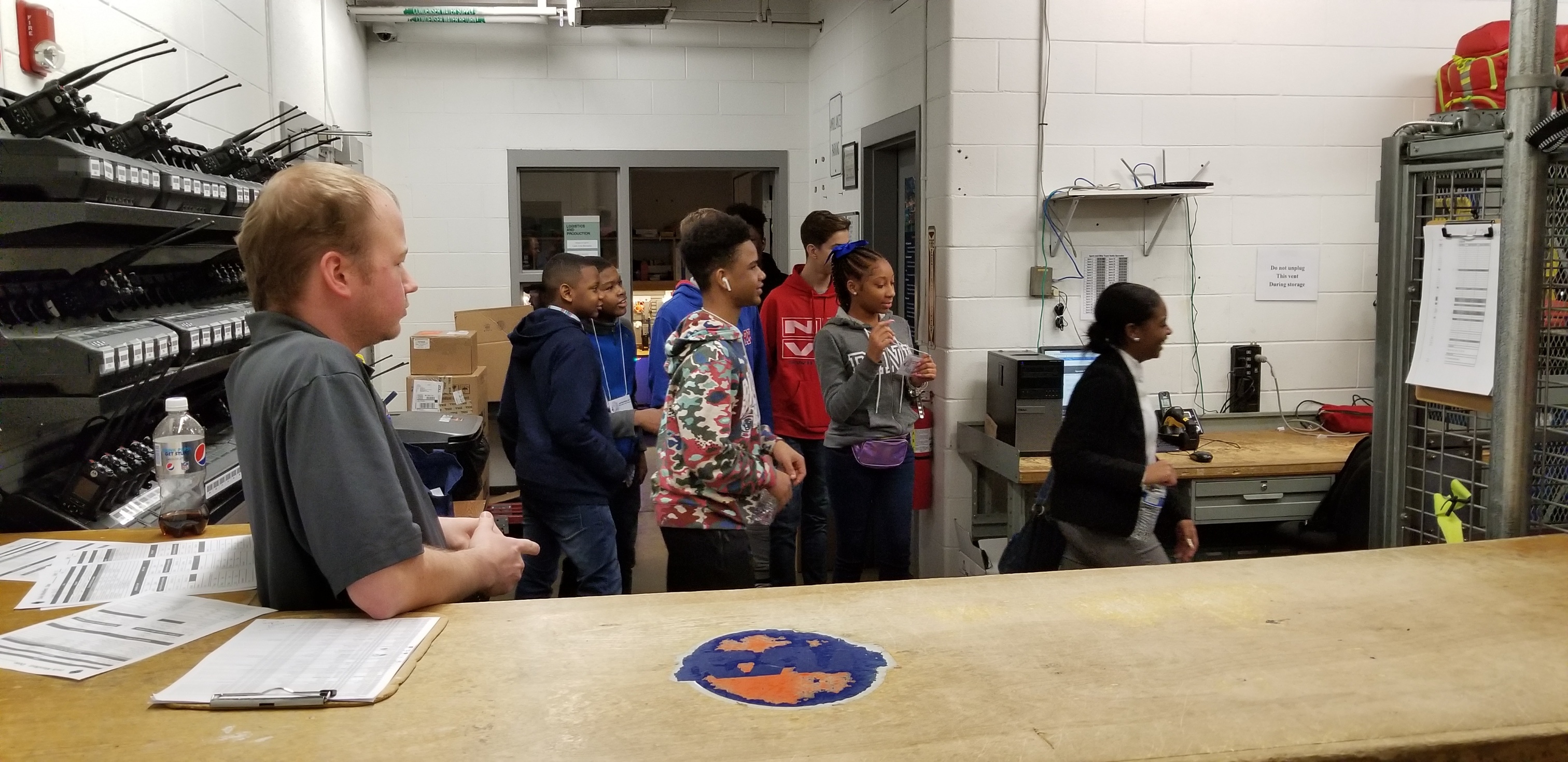 Lucille Brown Middle School Students Visit RAA Richmond Ambulance