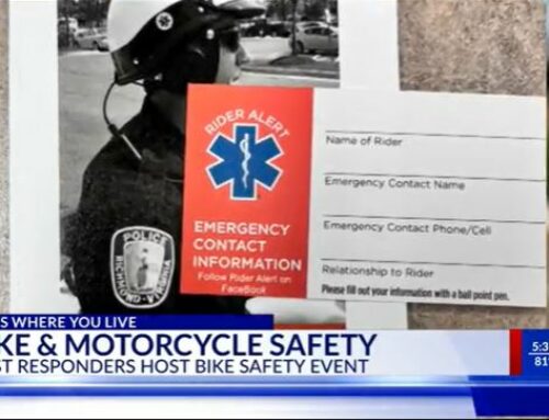 8News: RAA Joins Henrico PD, State Partners for Motorcycle and Bike Safety Messages